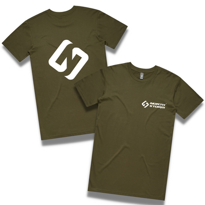 Men's North Storm® Coloured Tee's Army Green.