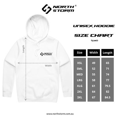 Unisex North Storm® Fresh White Hoodie Jumper $79.95