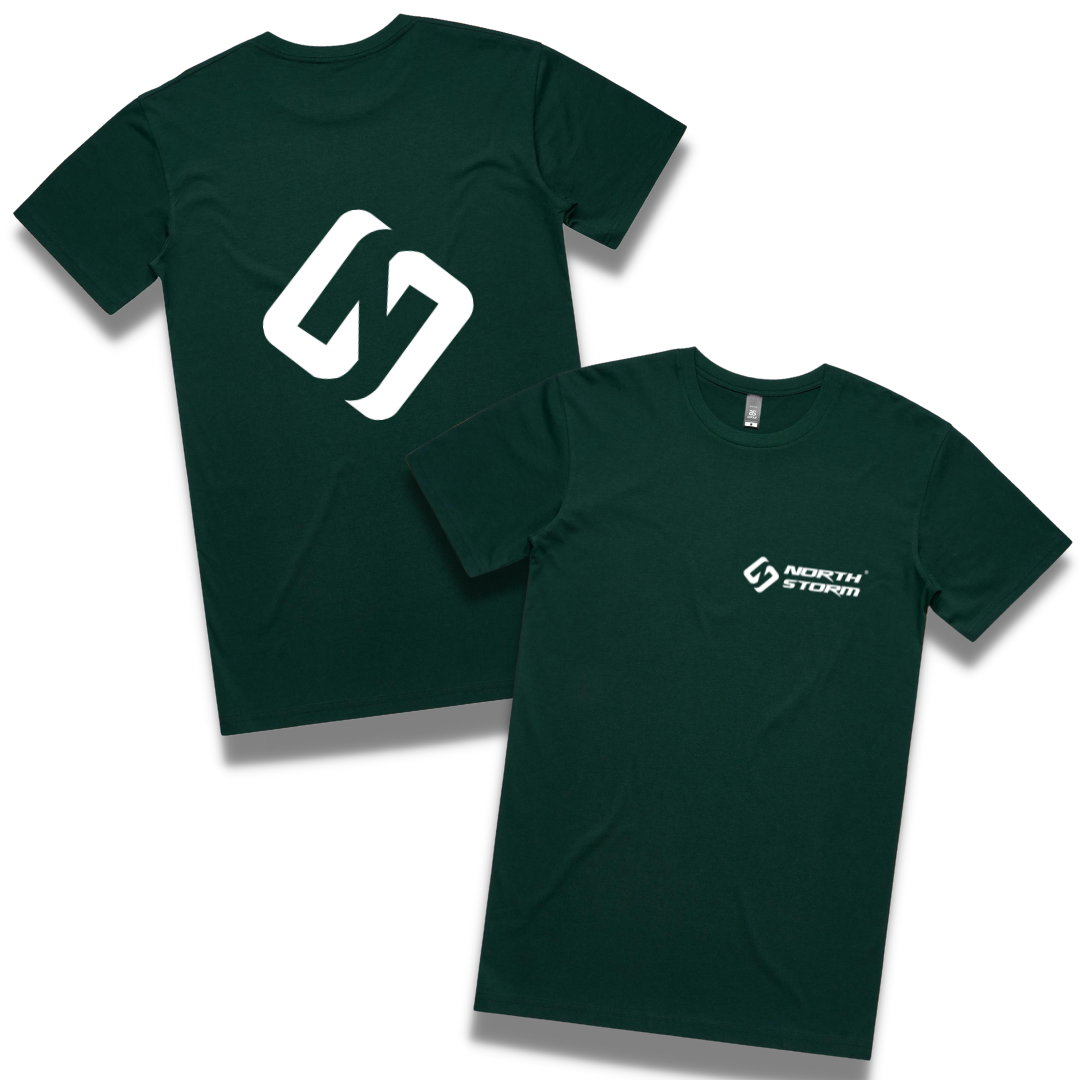 Men's North Storm® Coloured Tee's Rain Forest Green.