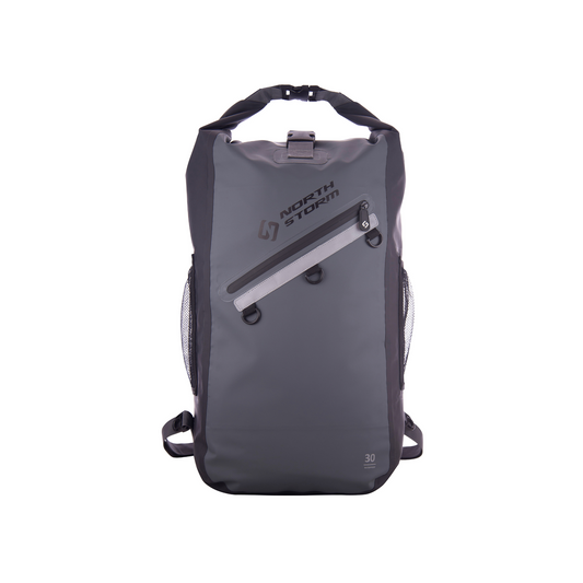 North Storm waterproof backpack front
